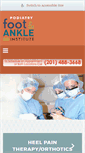 Mobile Screenshot of anklefootdoc.com